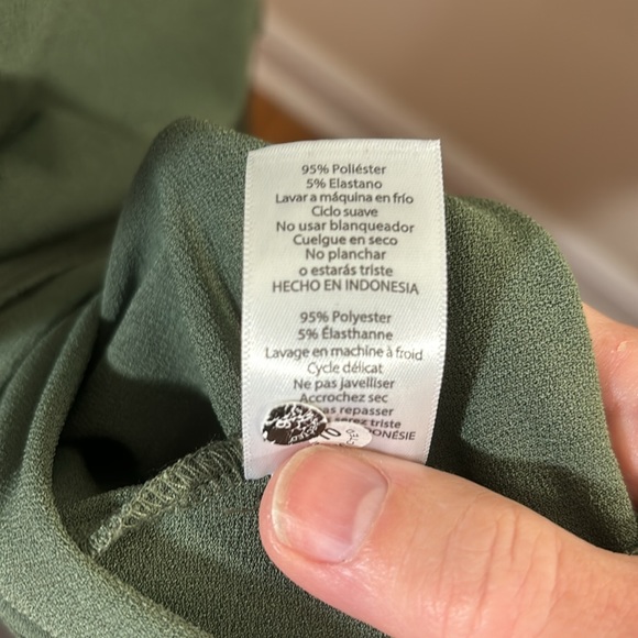 LuLaRoe Georgia Three Tiered Dress In Green Size S - Picture 7 of 7